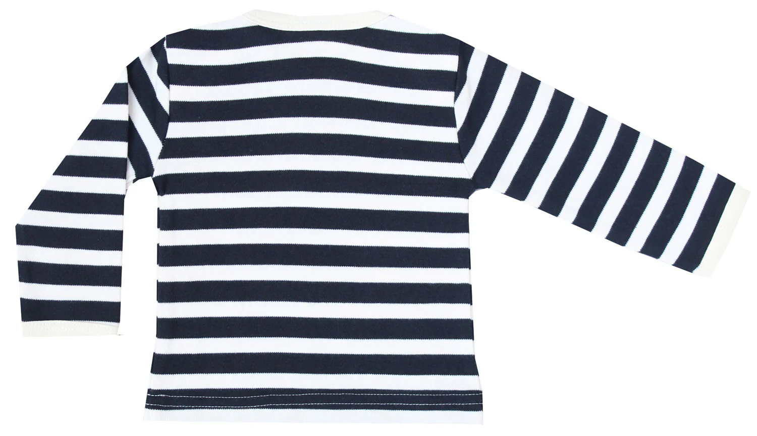 Baby Organic Cotton Long Sleeve T-Shirt GOTS Certified (Black Natural) - Image 2