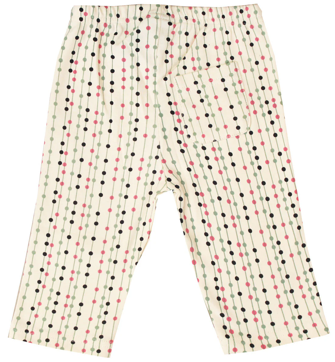 GOTS Certified Organic Cotton Clothing Baby Pants (Stripes-Dots) - Image 2