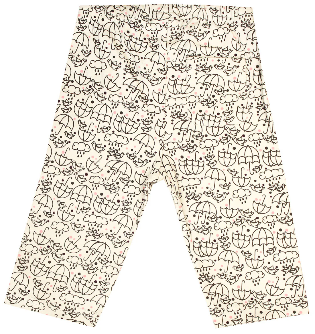 GOTS Certified Organic Cotton Clothing Baby Pants (Stone) - Image 2