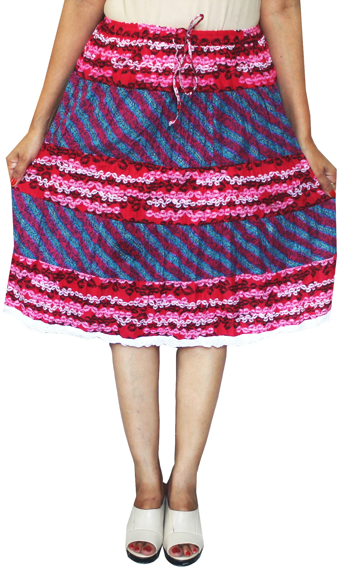 Cotton Printed Skirt Womens Indian Clothing - Image 2