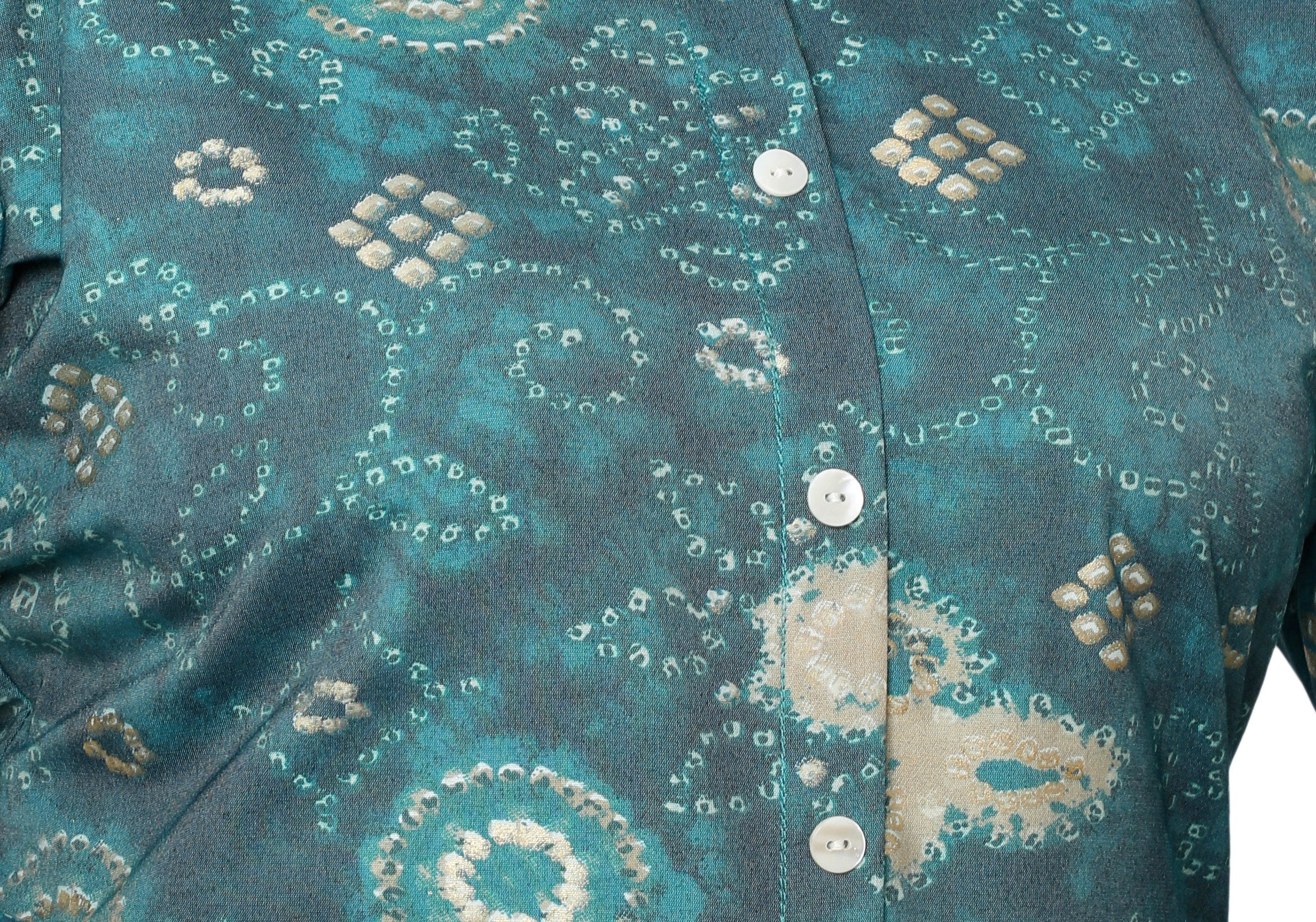 Cotton Short Kurtis Indian Tunic Top Kurta for Women (Teal) - Image 4