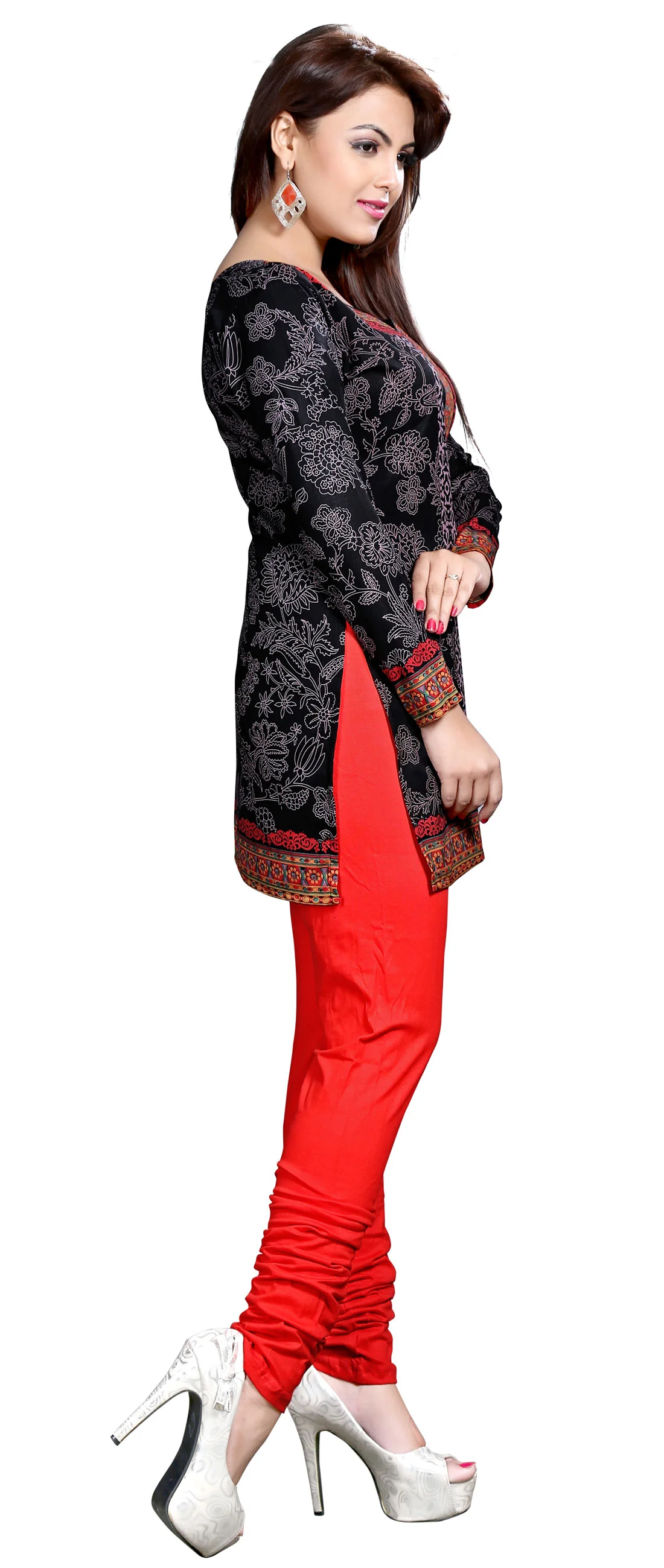 Elegant Black Indian Tunics - Stylish Short Kurti for Women - Image 6