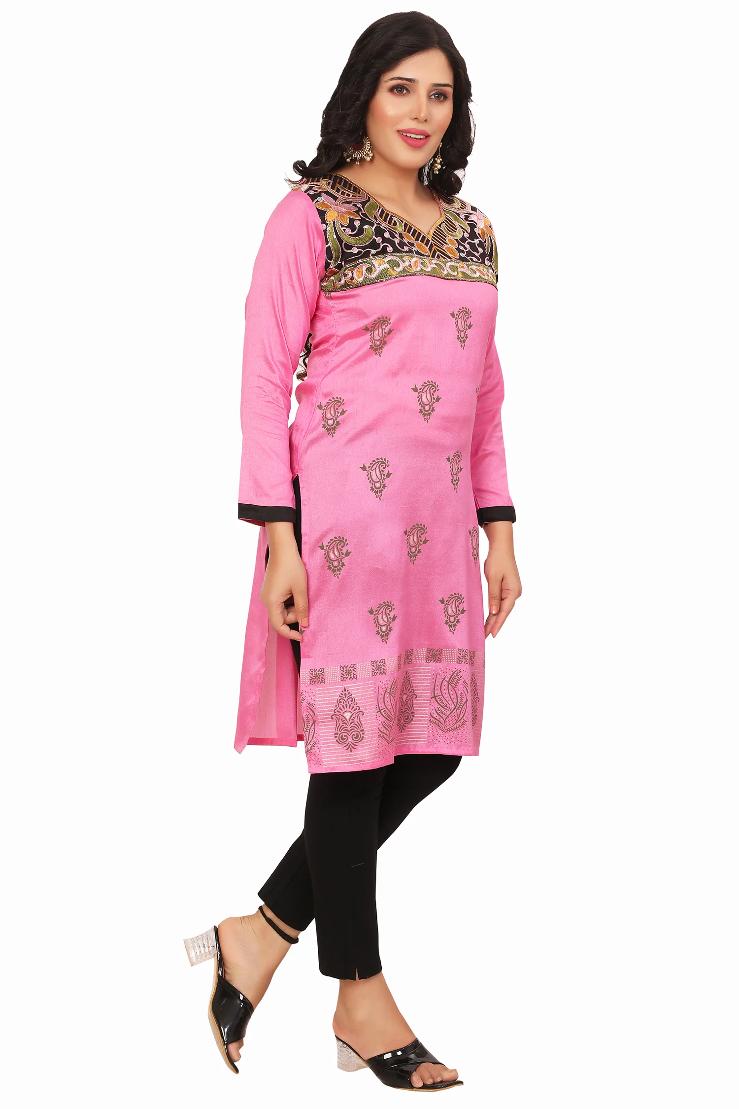 Elegant Pink Short Kurti for Women - Stylish Kurtis for Women - Image 6
