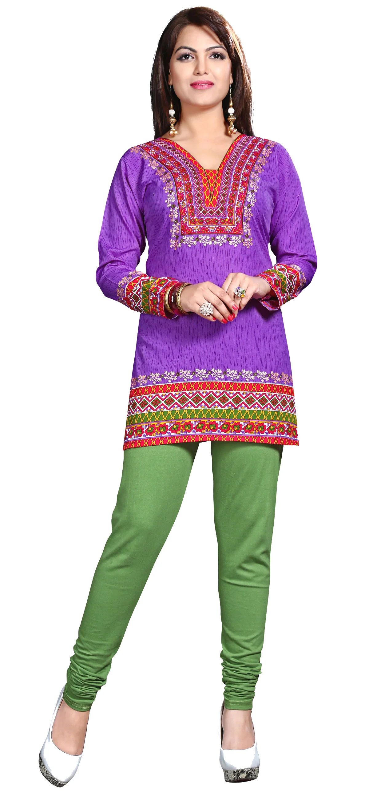 Elegant Purple India Kurtis - Stylish Short Kurti for Women - Image 4