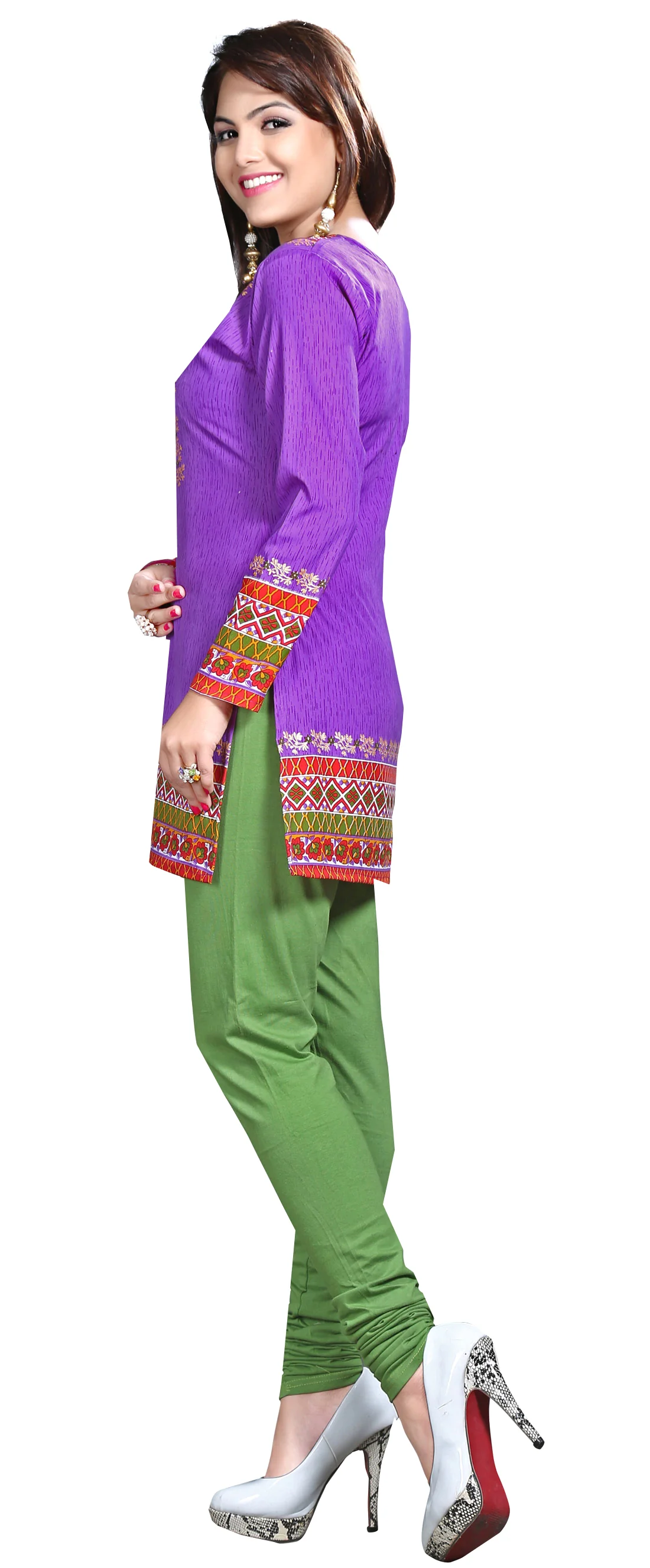 Elegant Purple India Kurtis - Stylish Short Kurti for Women - Image 5