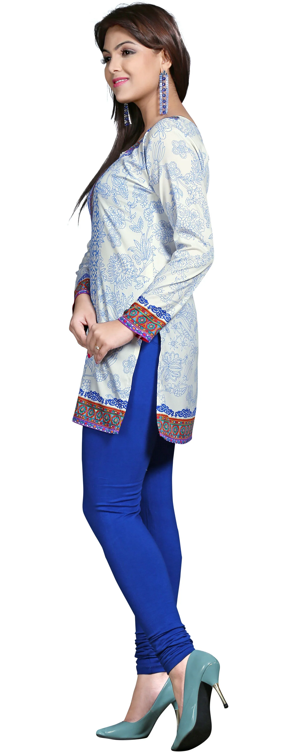 Elegant White India Tunic - Stylish Short Kurti for Women - Image 7