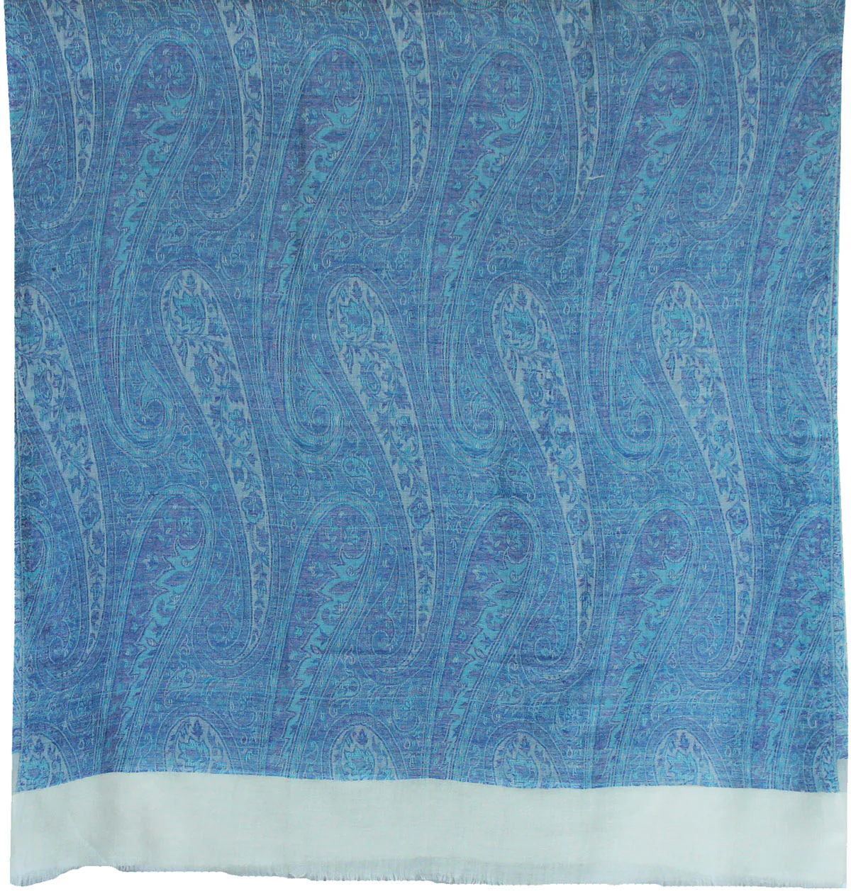 Gift Women's Paisley Wool Shawl Wrap India Clothes (82 x 42 inches) - Image 2