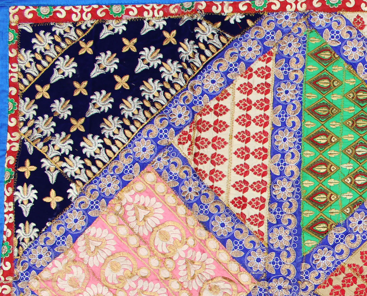 Handmade Ethnic India Décor Indian Wall Hanging Tapestry (60 x 39 inches) - Image 2