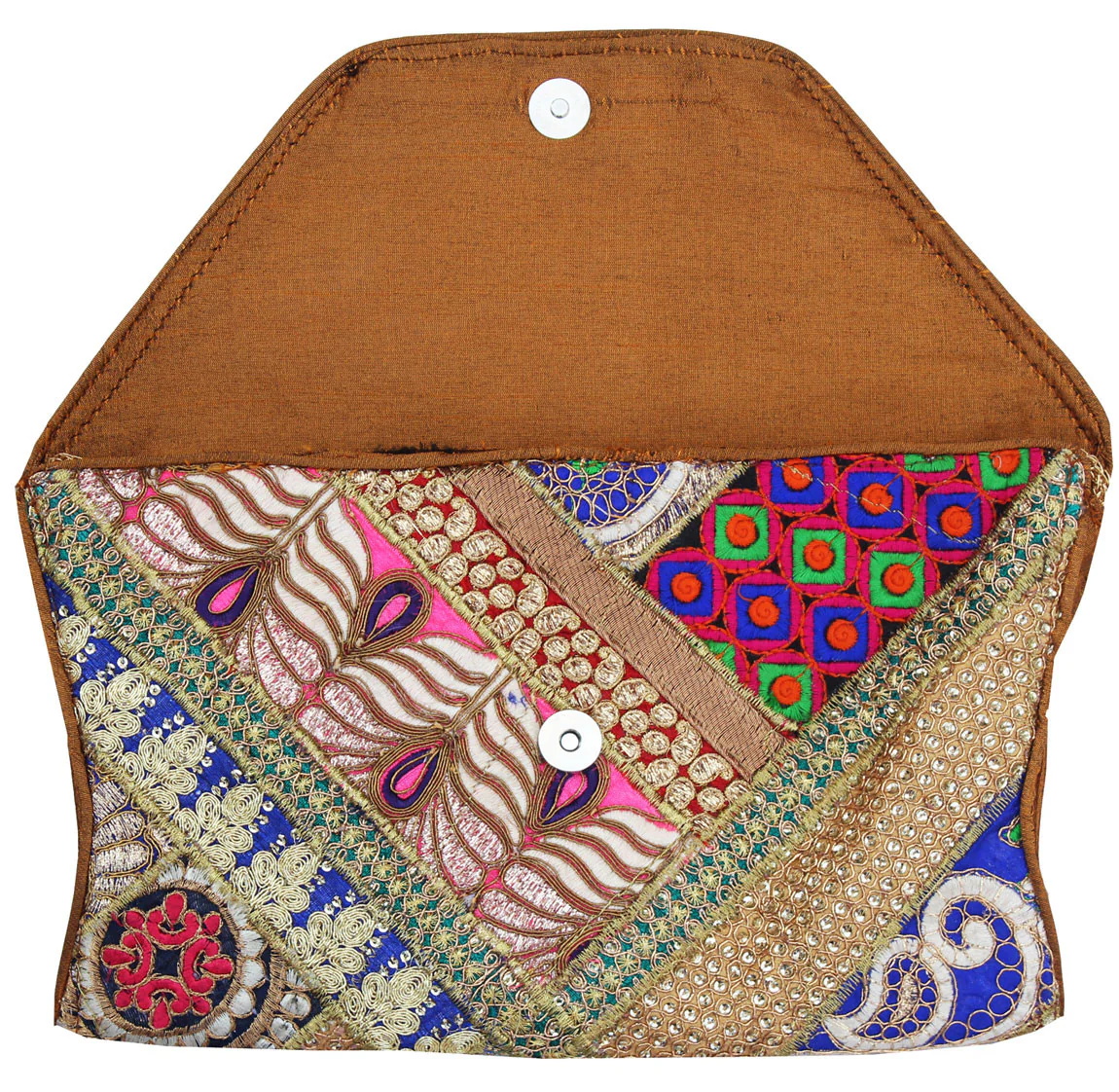 Handmade Womens Bohemian Hippie Gypsy Cross Body Cluch Bag - Image 2