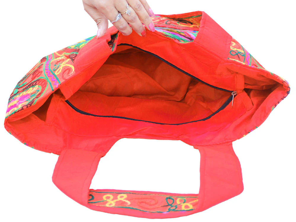 Handmade Womens Bohemian Hippie Gypsy Shoulder Bag Indian Clothing - Image 2