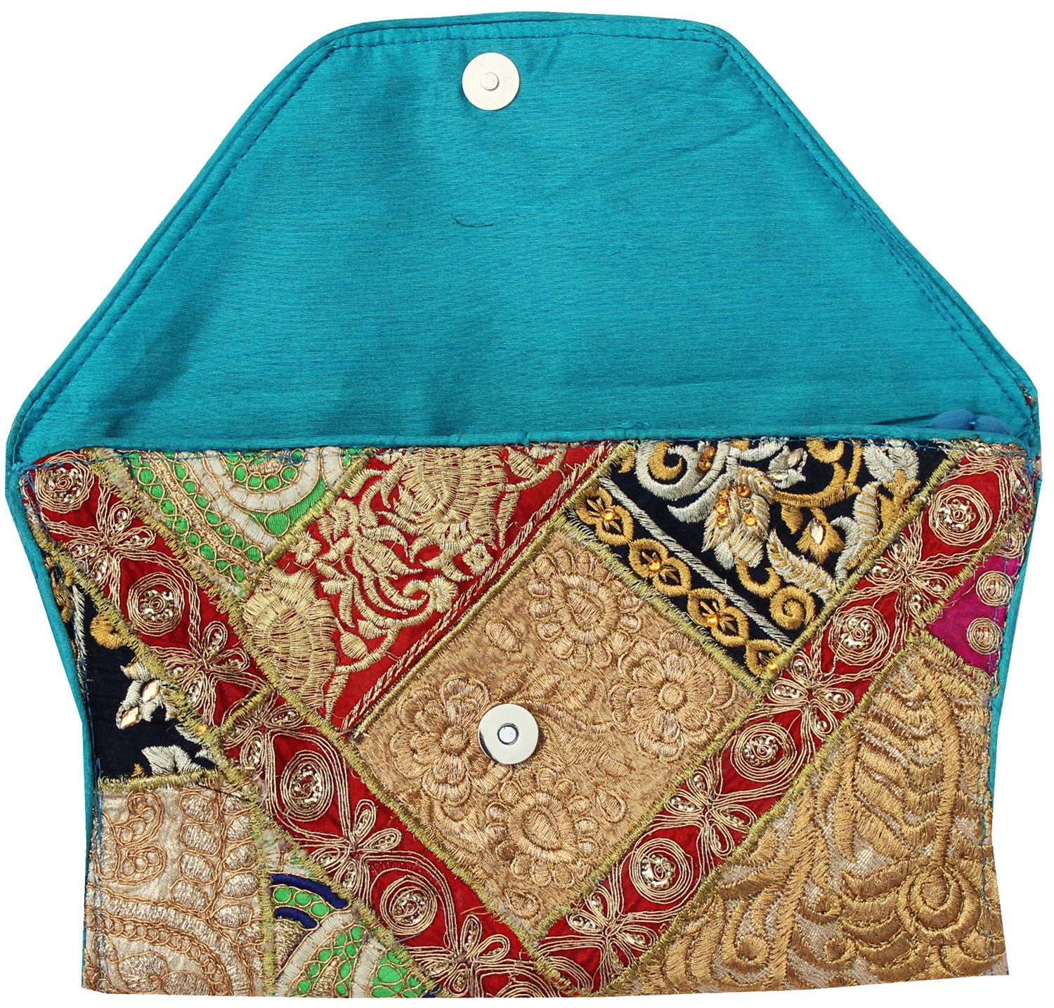 Handmade Womens Cross Body Cluch Shoulder Bag Indian Accessory - Image 2