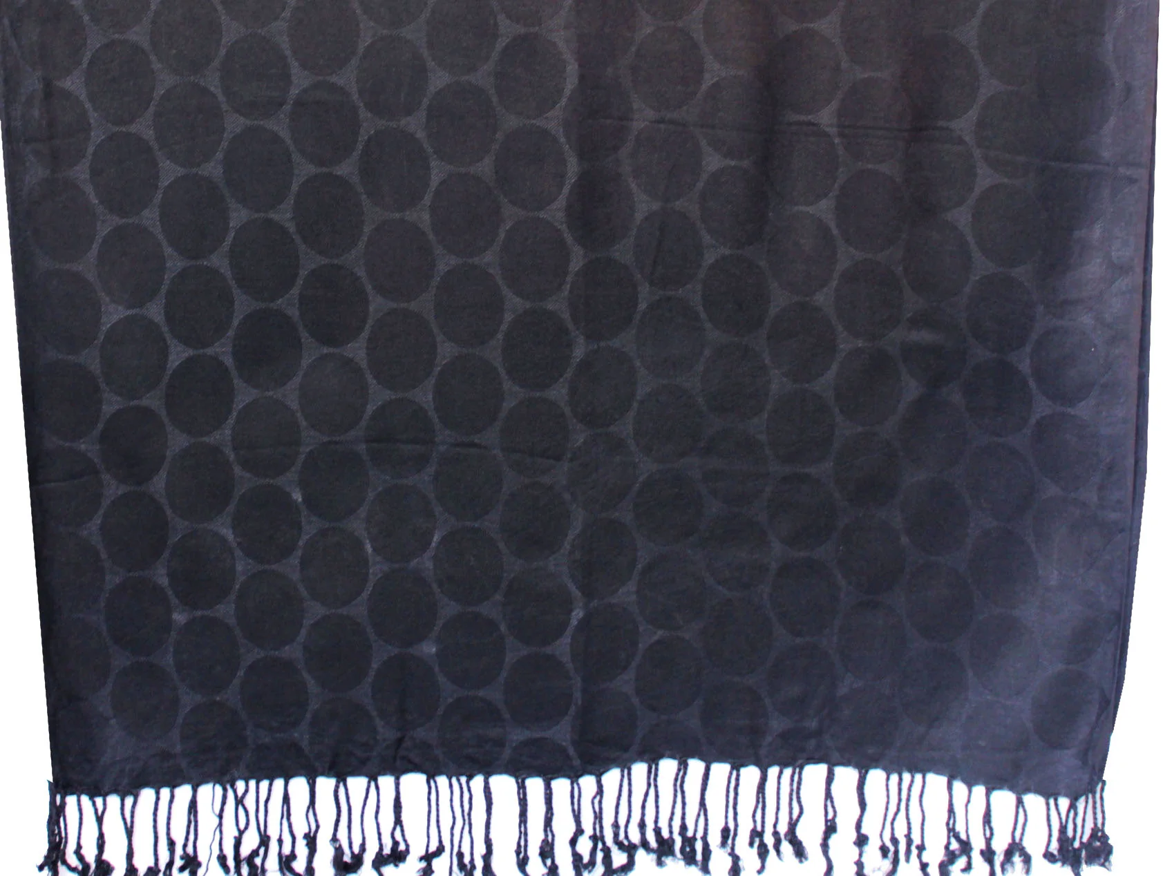 Indian Scarf Womens Viscose Wrap India Clothing Gift (Black, 68 x 29 inches) - Image 2