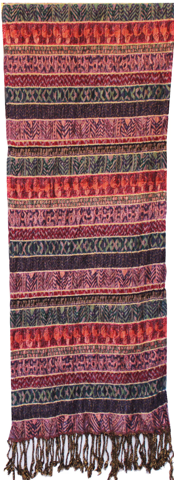 Indian Scarf Womens Wrap Stole India Clothes Gift (64 x 13 inches) - Image 2
