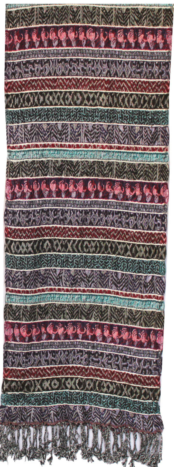 Indian Scarf Womens Wrap Stole India Clothes Gift (64 x 13 inches) - Image 2
