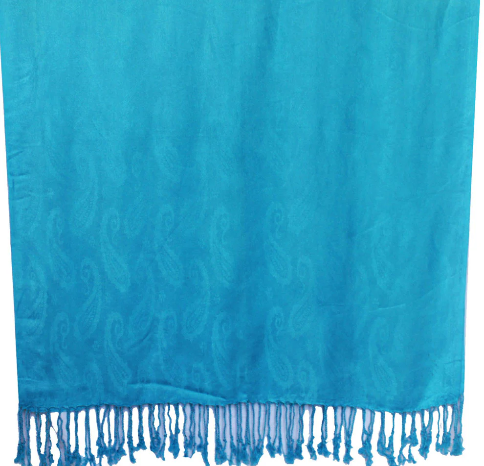 Indian Scarves and Wraps Womens Stole India Clothes (Blue, 68 x 29 inches) - Image 2