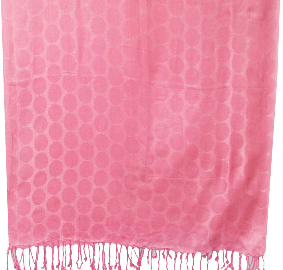 Indian Scarves Womens Wrap India Clothes (Pink, 68 x 29 inches) - Image 2