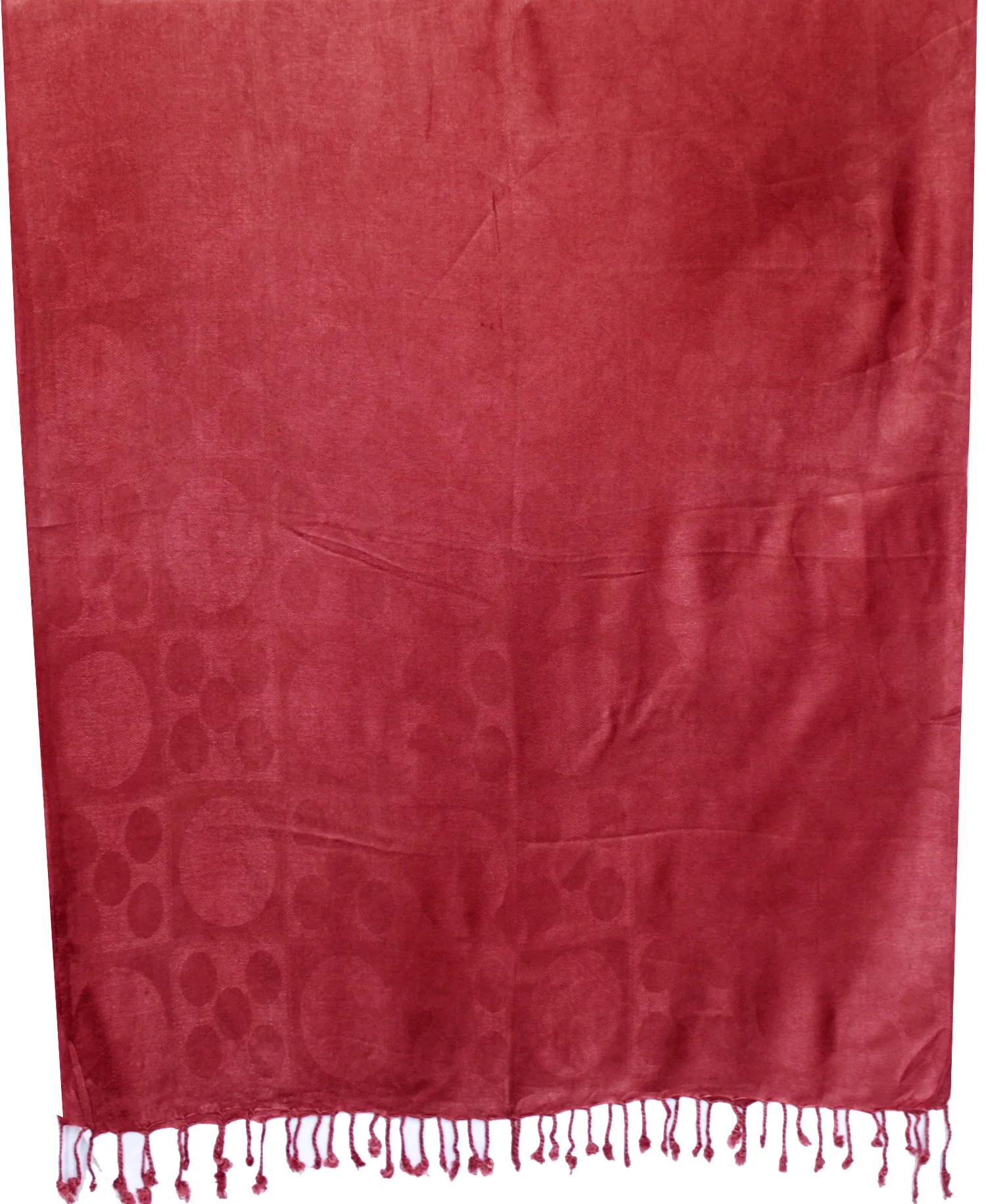 Indian Shawl Scarf Womens Wrap India Clothing (Maroon, 70 x 29 inches) - Image 2