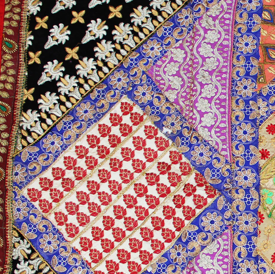 Indian Wall Hanging Tapestry Handmade Ethnic India Decor (60 x 39 inches) - Image 2