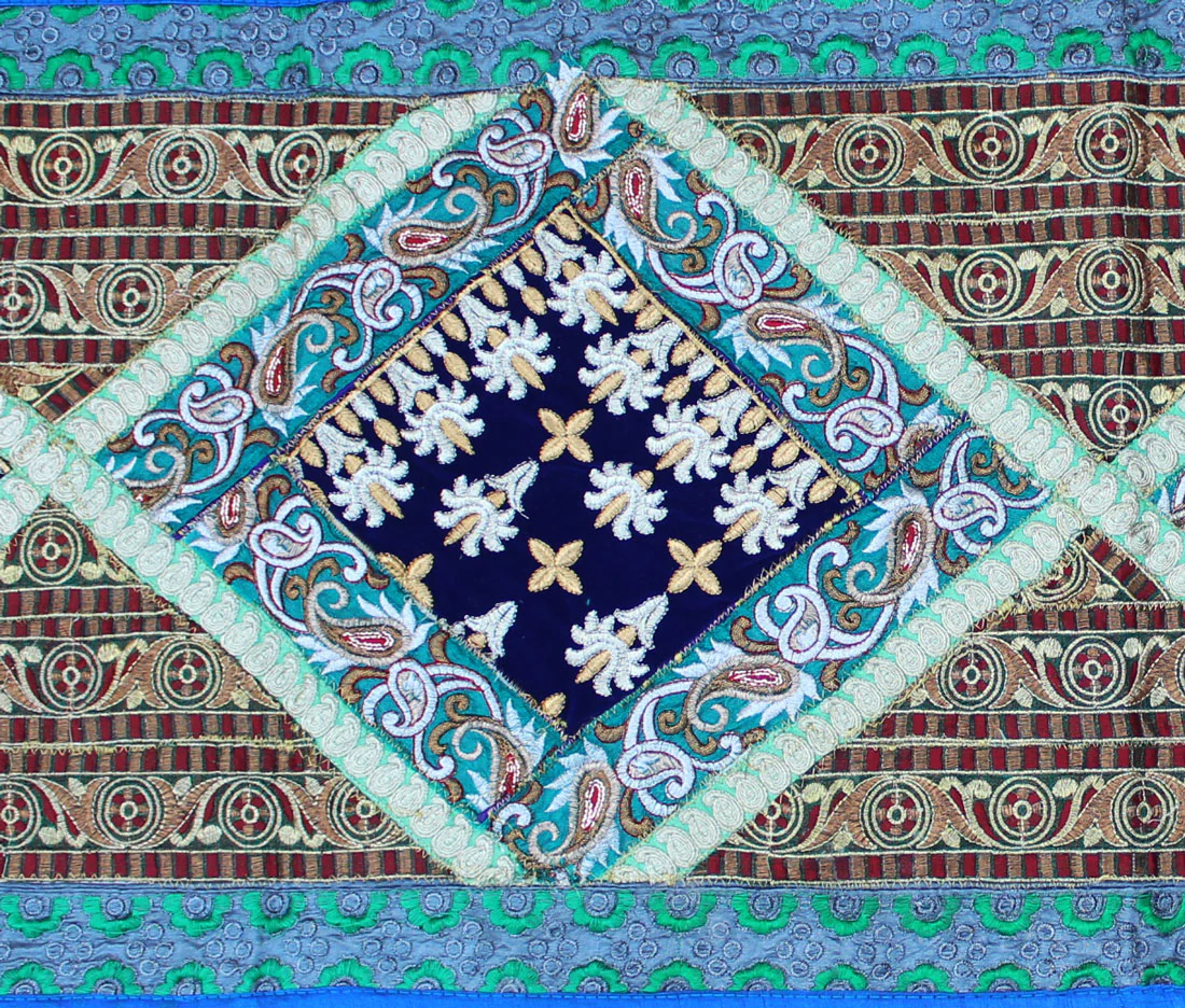 Indian Wall Hanging Tapestry Runner Ethnic India Decor (59 x 19 inches) - Image 2