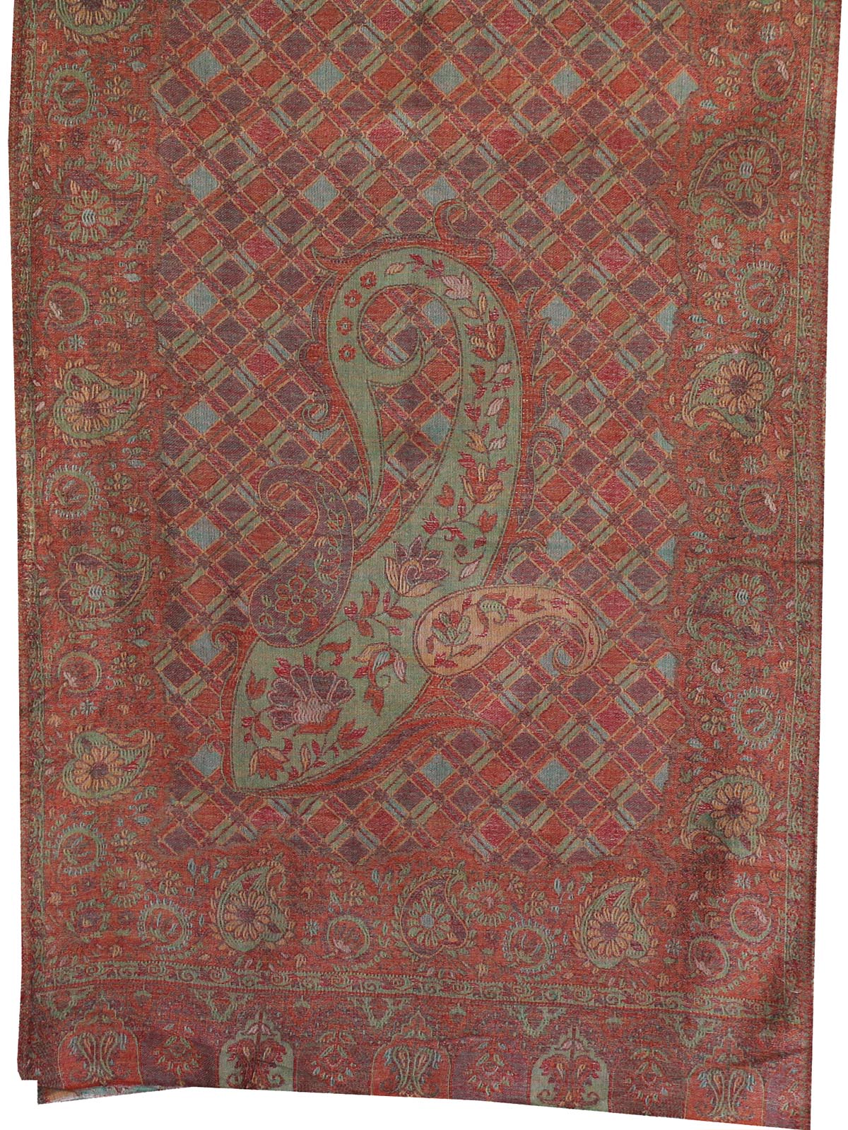 Indian Womens Shawls Paisley Wool Scarf Fashion Gift (80 x 28 inches) - Image 2