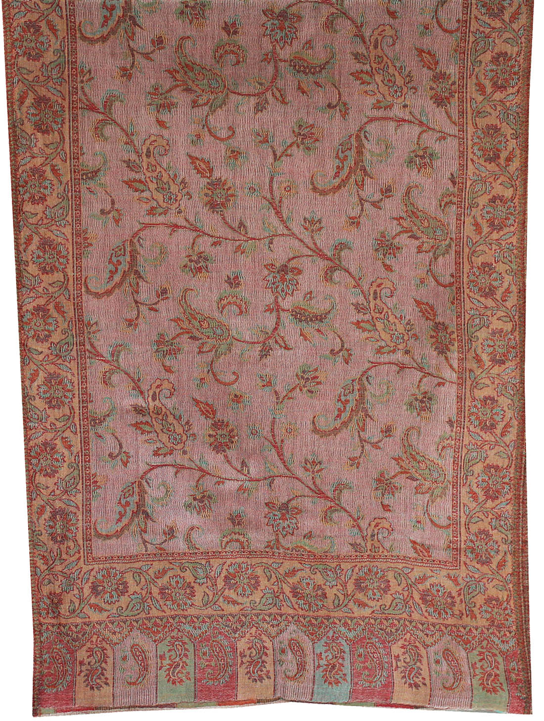 Indian Womens Shawls Paisley Wool Scarf Fashion Gift (80 x 28 inches) - Image 2
