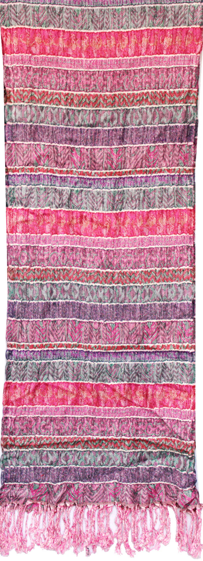 Indian Wrap Womens Shawl Elegant Gift India Clothing (64 x 13 inches) - Image 2