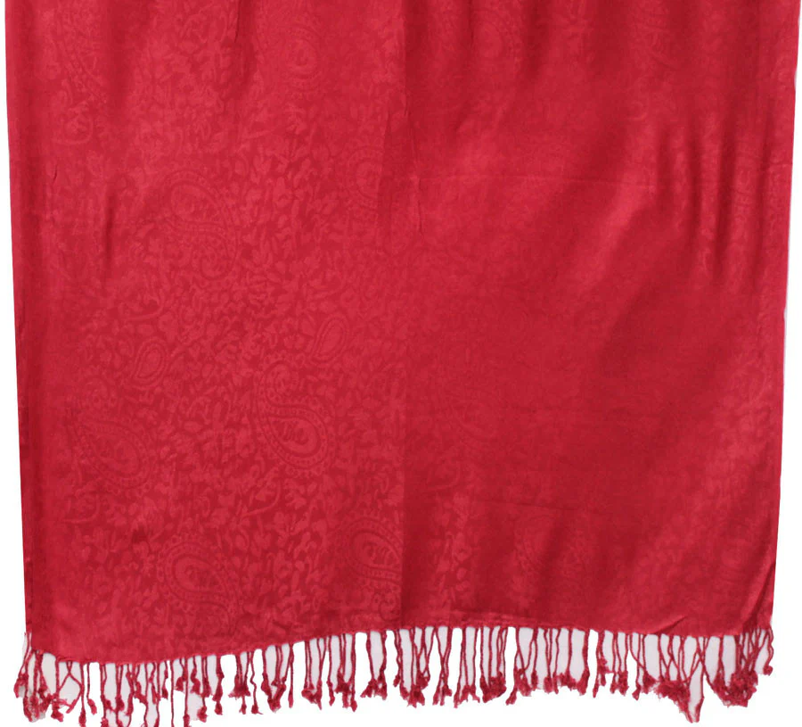 Womens Viscose Indian Scarf Wrap India Clothing (Pink, 68 x 29 inches) - Image 2