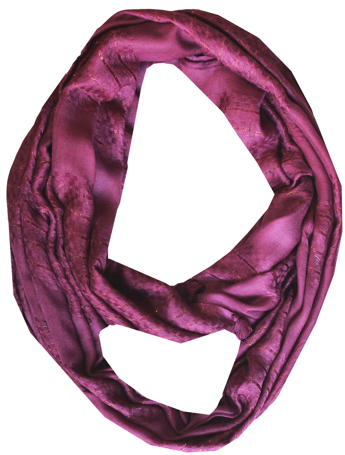 Infinity Scarf One Circle Loop Neck Arap Womens Fashion Clothing (Purple) - Image 2