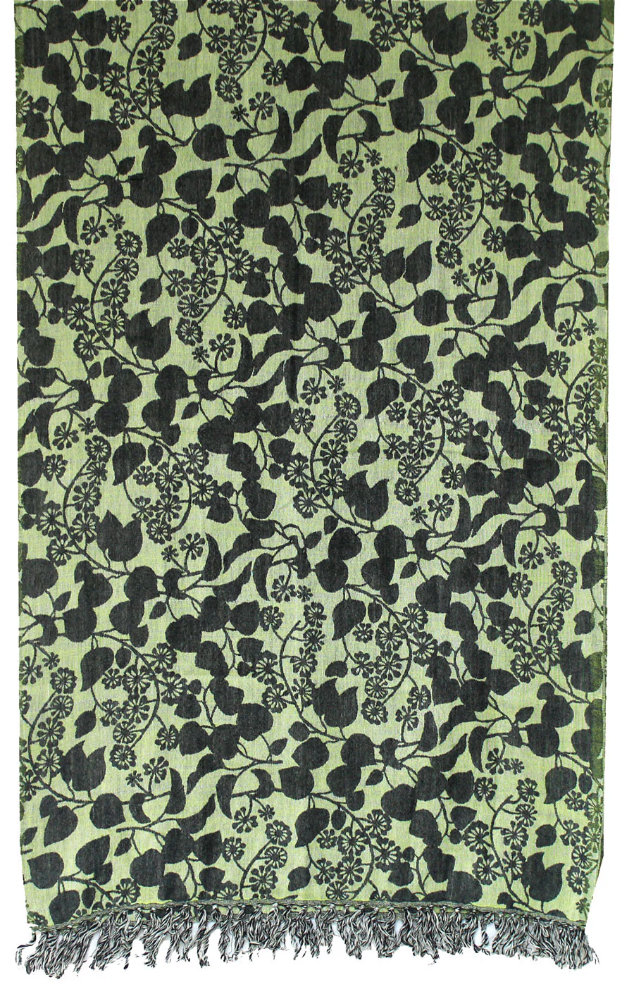 Jamawar Wool Shawl Scarf Womens Wrap India Clothing (76 x 26 inches) - Image 2