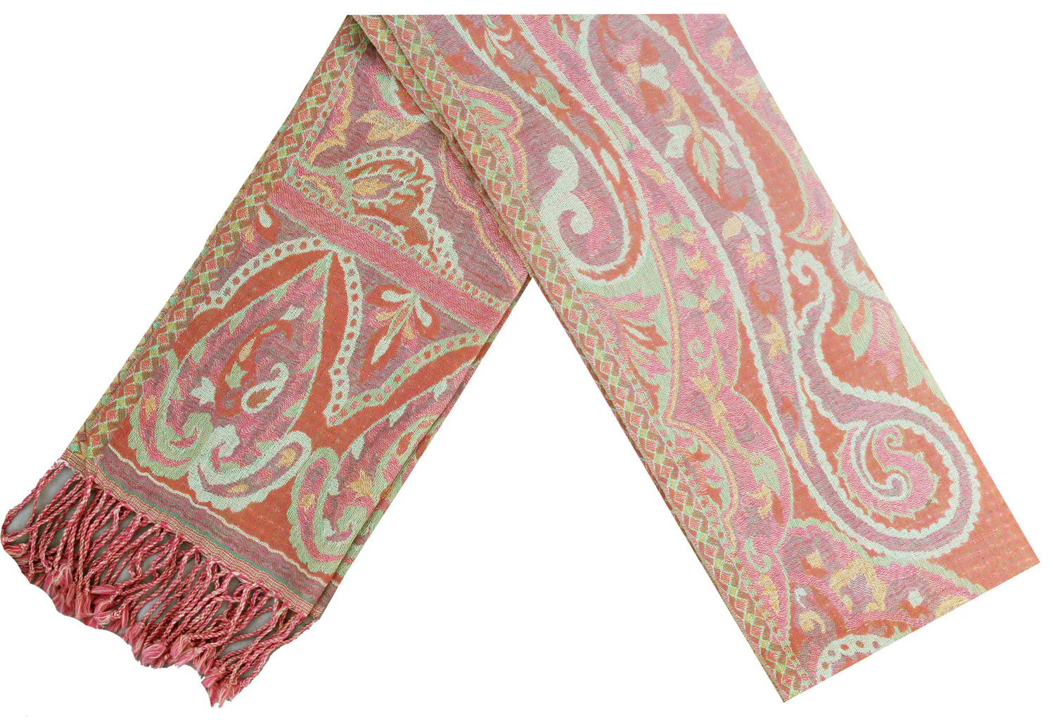 Mens Indian Pure Wool Jamawar Muffler India Clothing - Image 2
