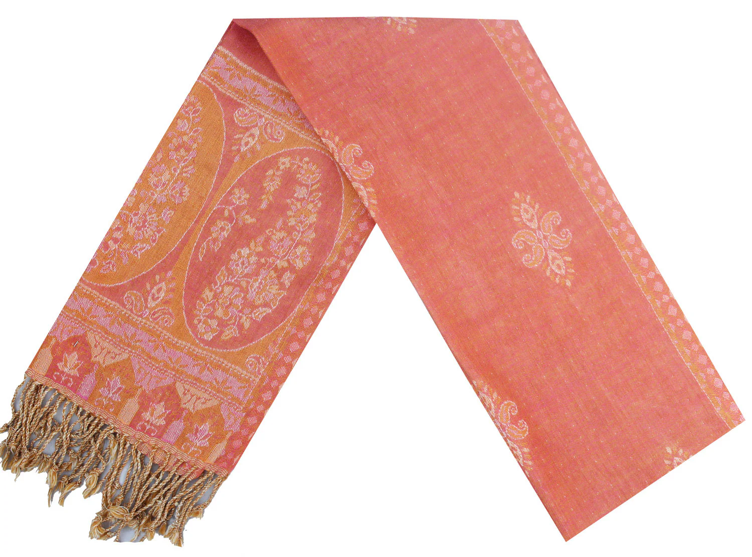 Mens Pure Wool Jamawar Scarf Muffler Indian Clothing - Image 2