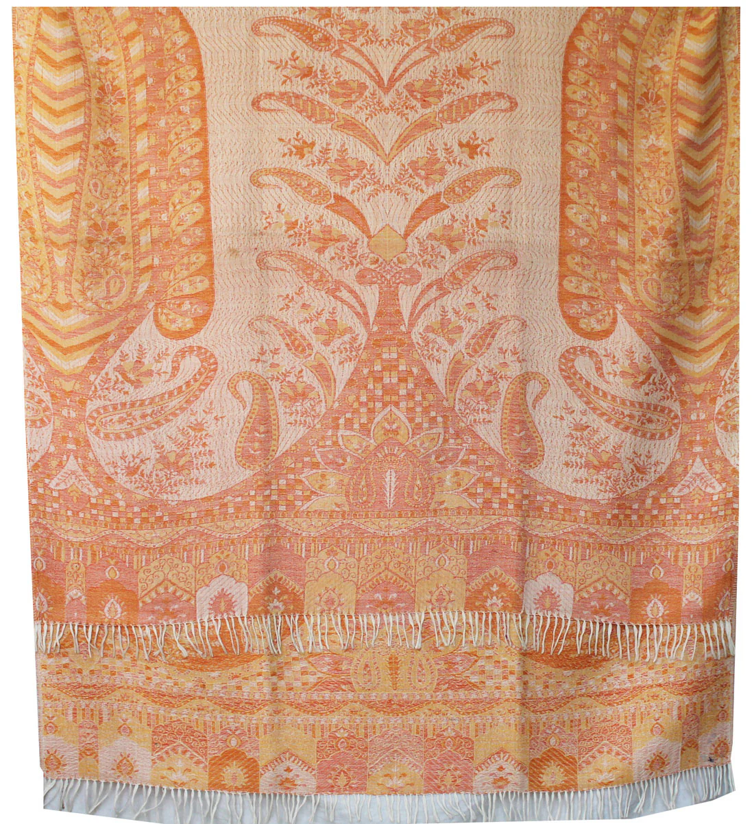 Paisley Scarves Wraps Womens Wool India Clothes (82 x 42 inches) - Image 2