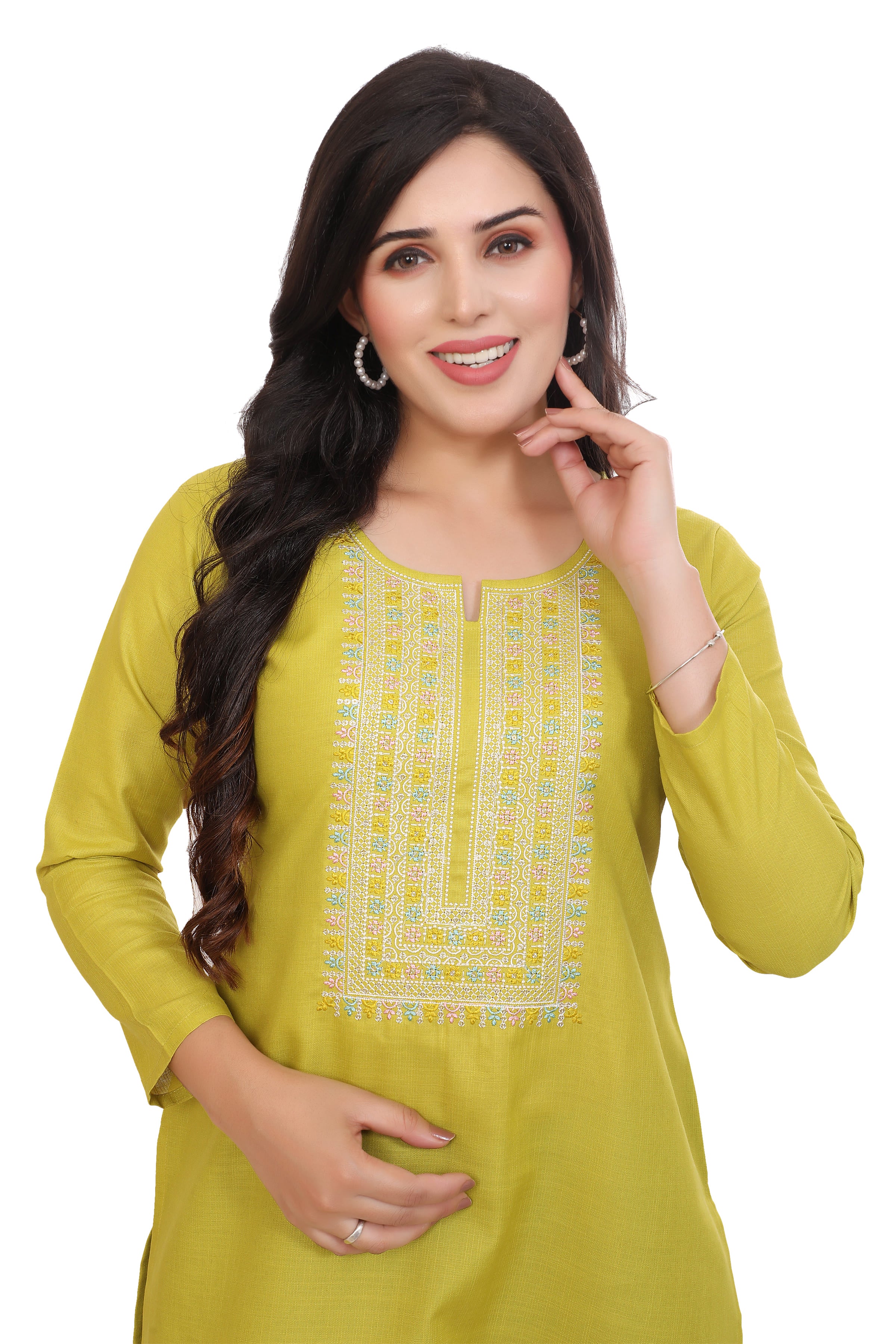 Premium Mustard India Tunic - Stylish Kurti for Women - Image 4