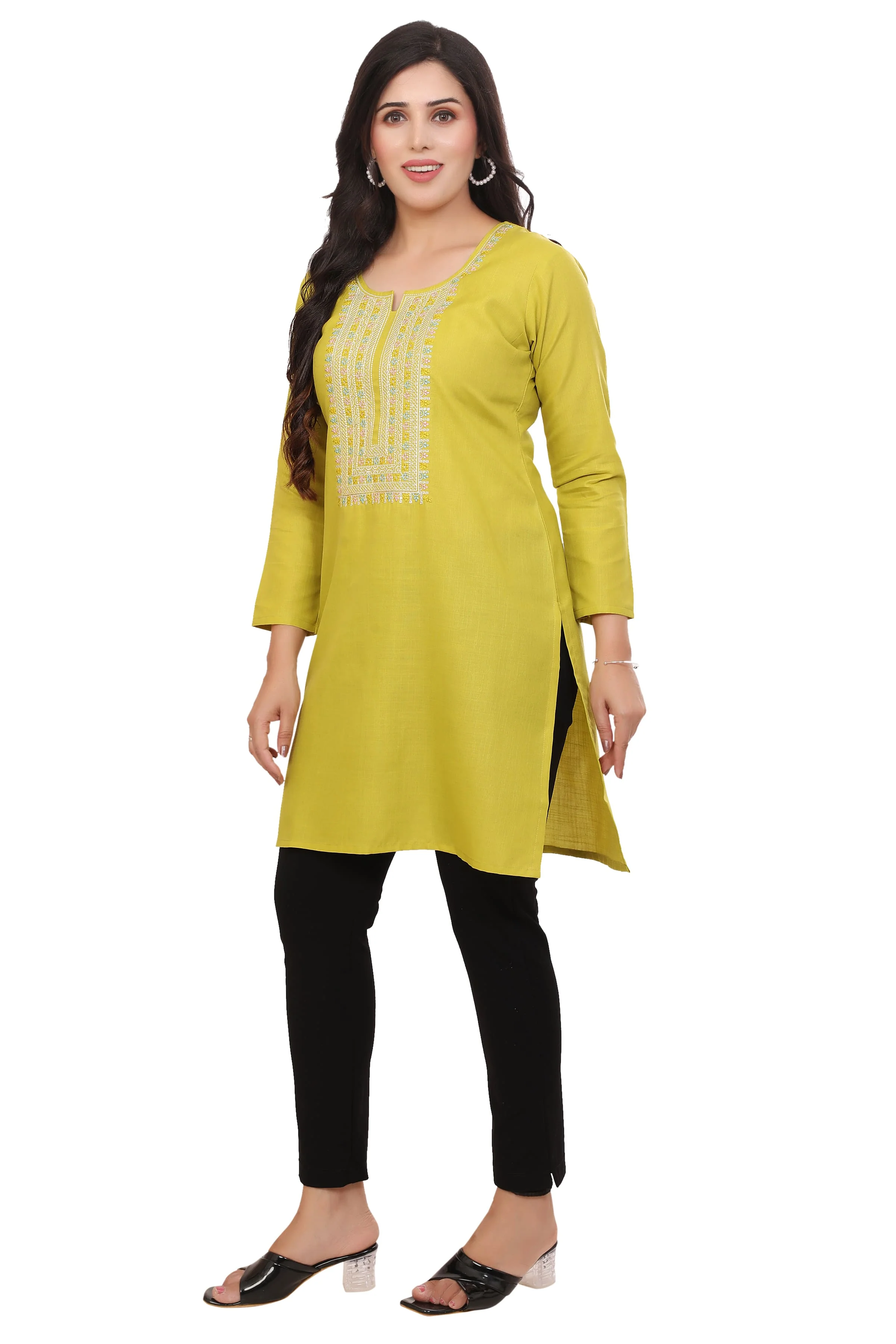 Premium Mustard India Tunic - Stylish Kurti for Women - Image 5