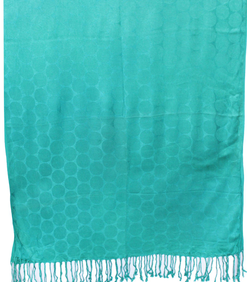 Scarf Womens Viscose Wrap India Clothing (Green, 68 x 29 inches) - Image 2