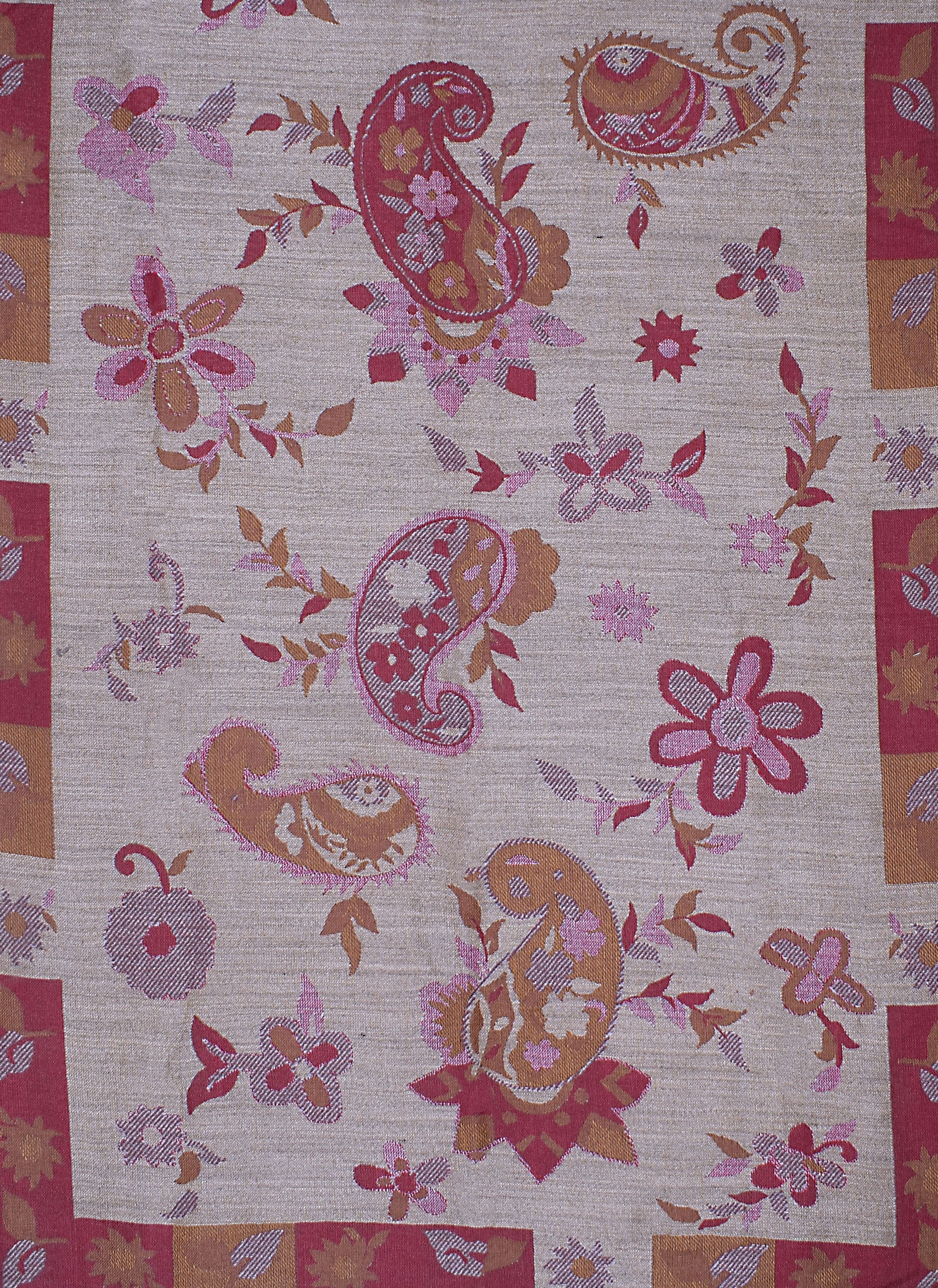 Scarves Paisley Women's Wool Shawl Indian Clothing (80 x 28 inches) - Image 2