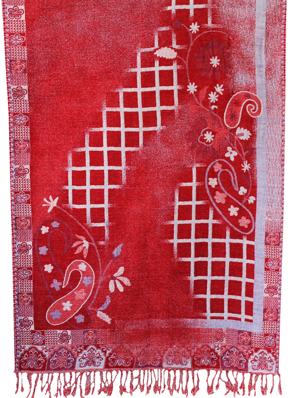 Shawls and Scarves Jamawar Boiled Wool Wrap India Gift (76 x 28 inches) - Image 2