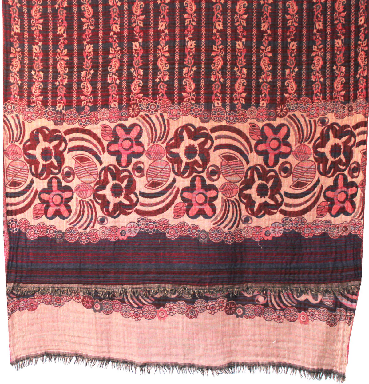 Shawls and Scarves Womens Wool Wrap India Clothing (82 x 42 inches) - Image 2