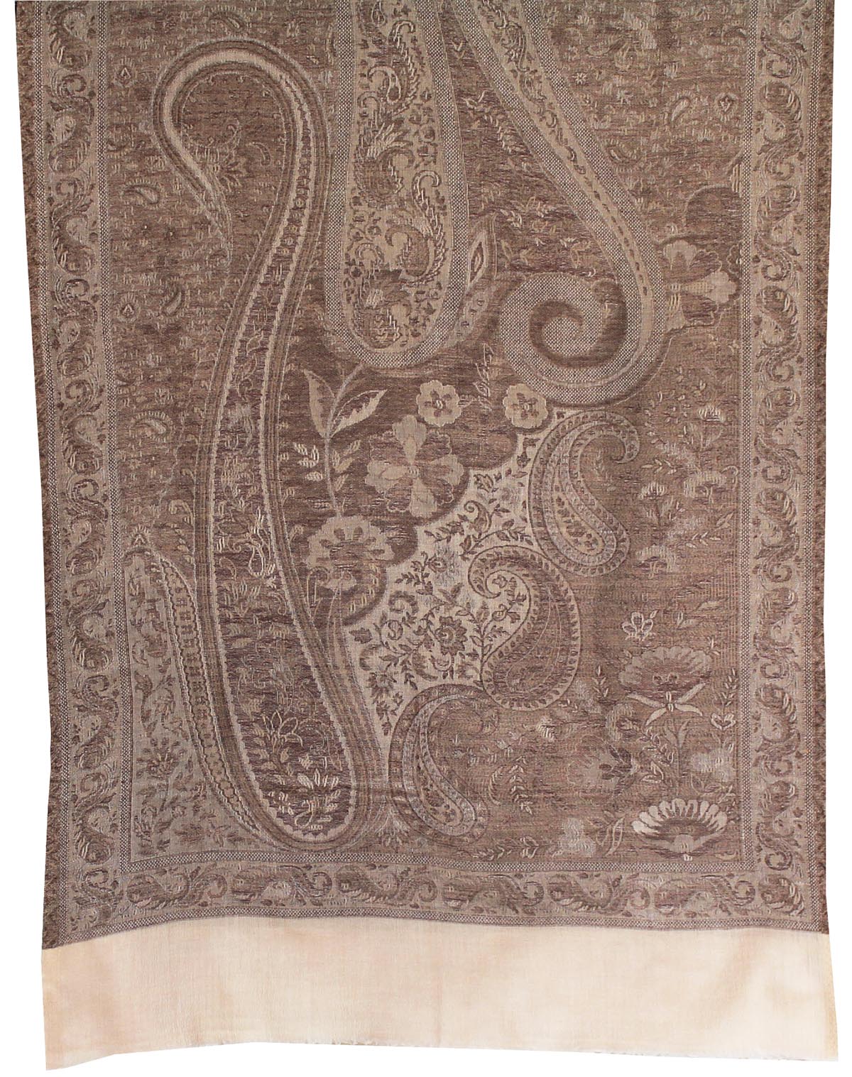 Shawls Paisley Wool Scarves Womens India Clothing Gift (80 x 28 inches) - Image 2