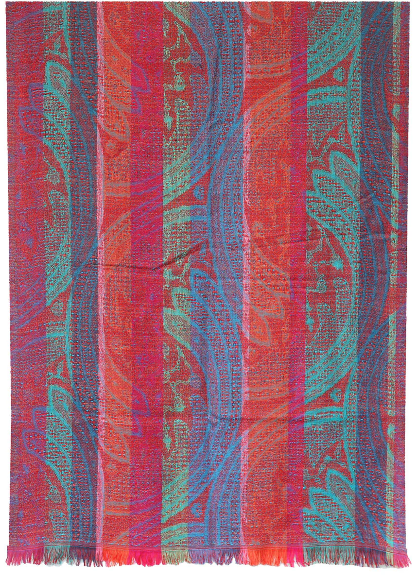 Shawls Scarves Jamawar Wool Wrap India Clothing Gift (76 x 26 inches) - Image 2