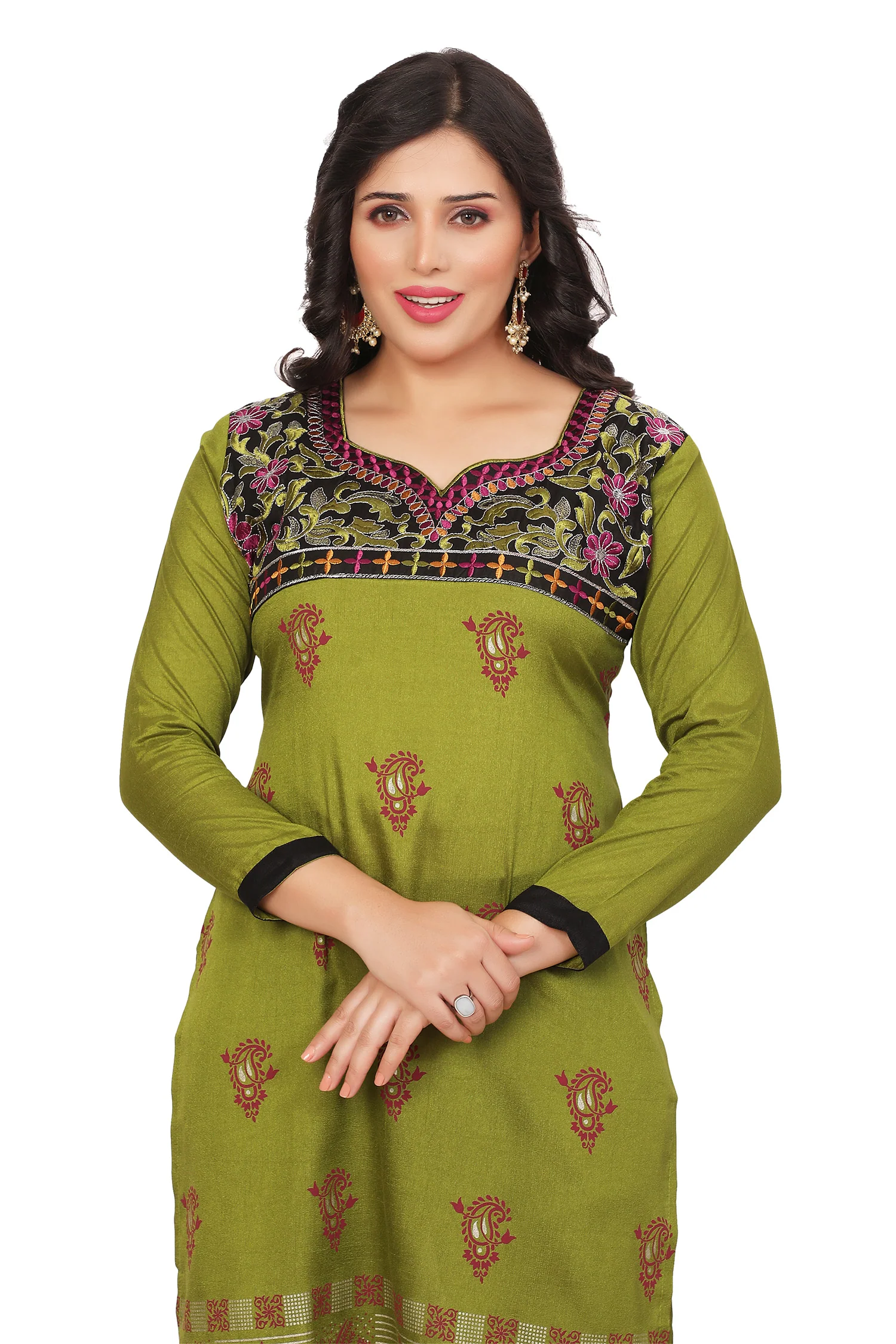 Stylish Green Short Kurti for Women - Chic & Comfortable Kurtis - Image 4