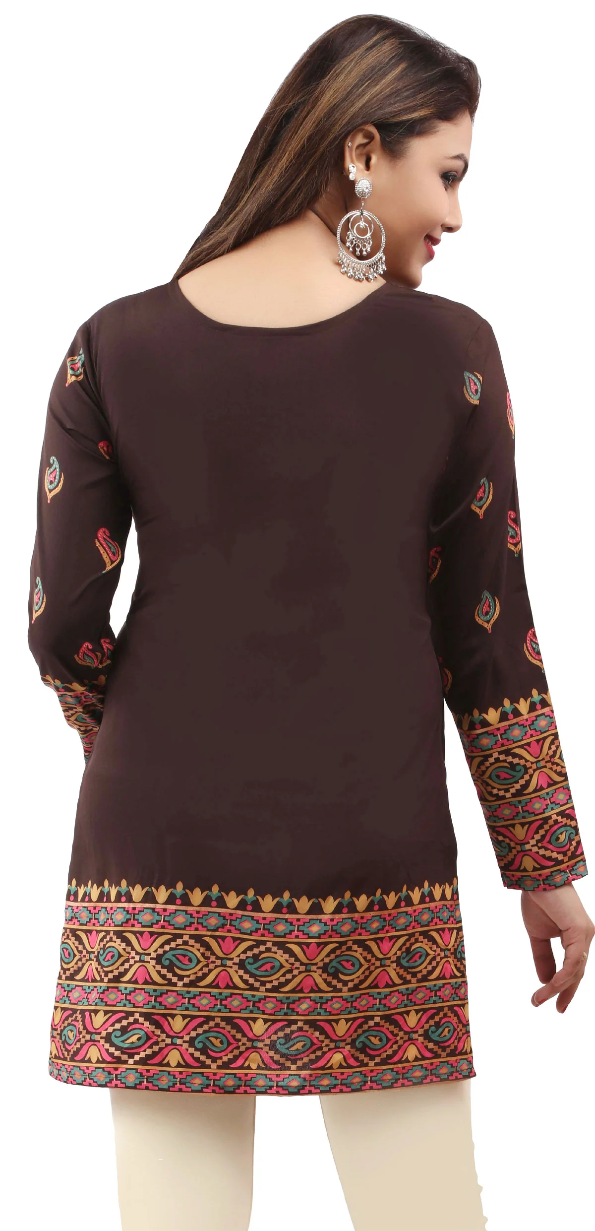 Trendy Brown Kurti for Women - Buy Stylish Kurtis Online - Image 2