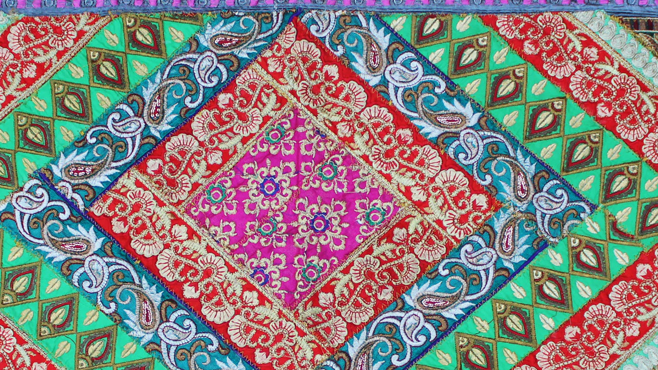 Wall Hanging Tapestry Runner India Decor Ethnic (59 x 19 inches) - Image 2