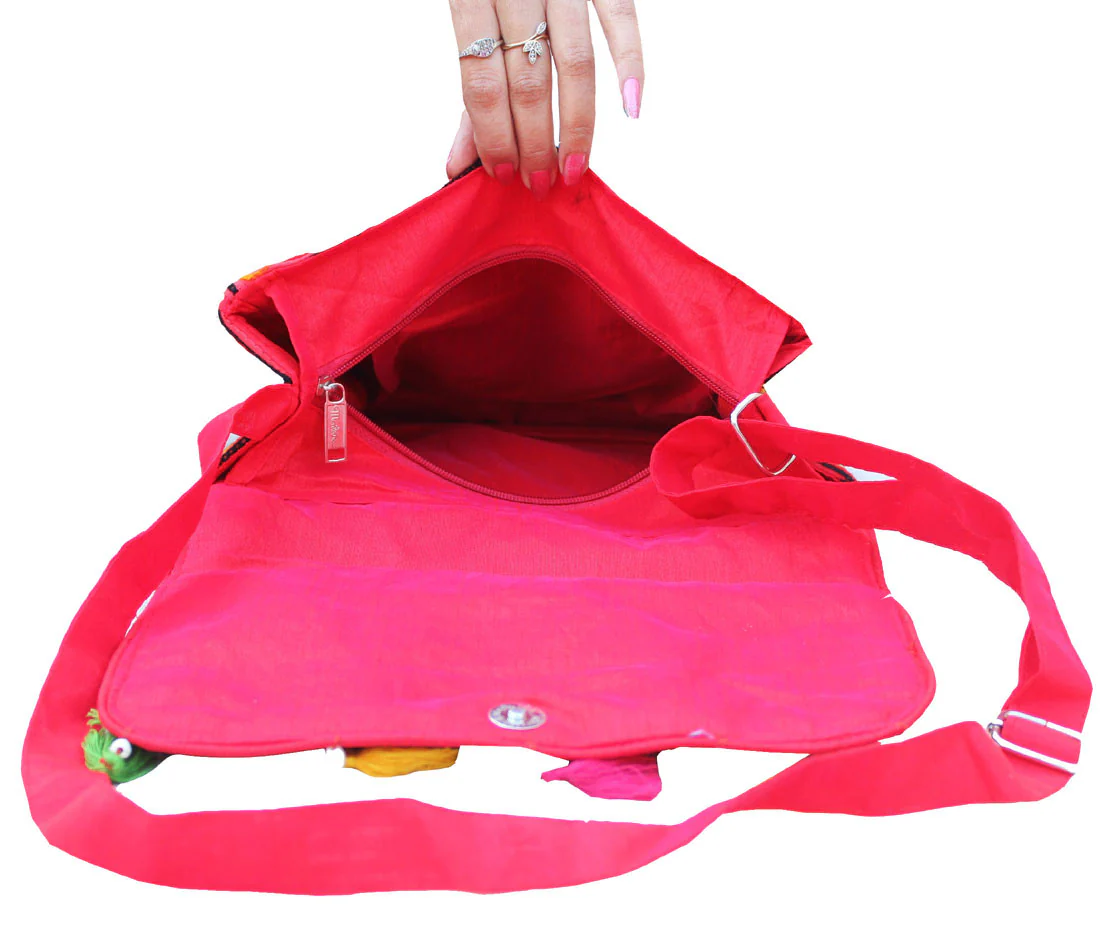 Womens Indian Clothing Accessory Cross Body Shoulder Bag Bohemian Hippie Gypsy - Image 3