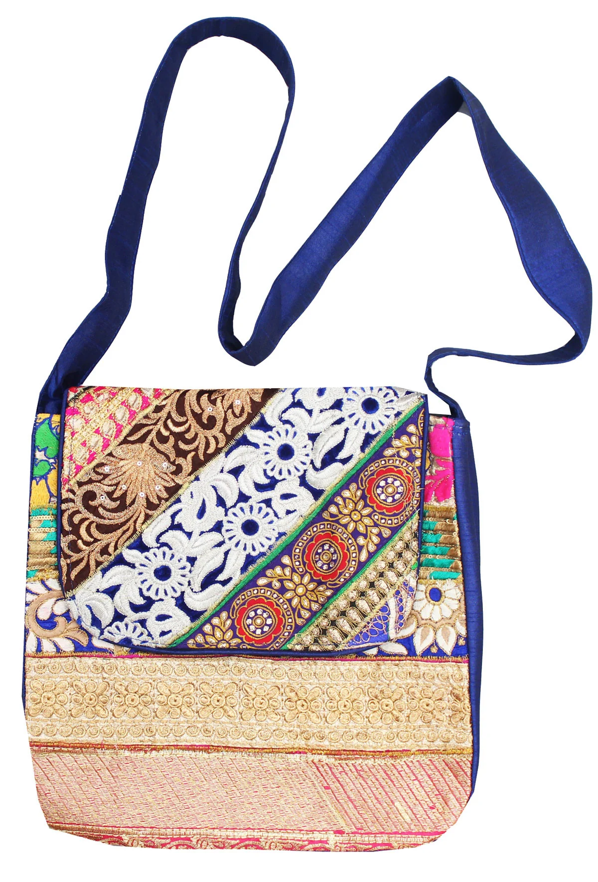 Womens Indian Clothing Bohemian Hippie Gypsy Cross Body Shoulder Bag - Image 2