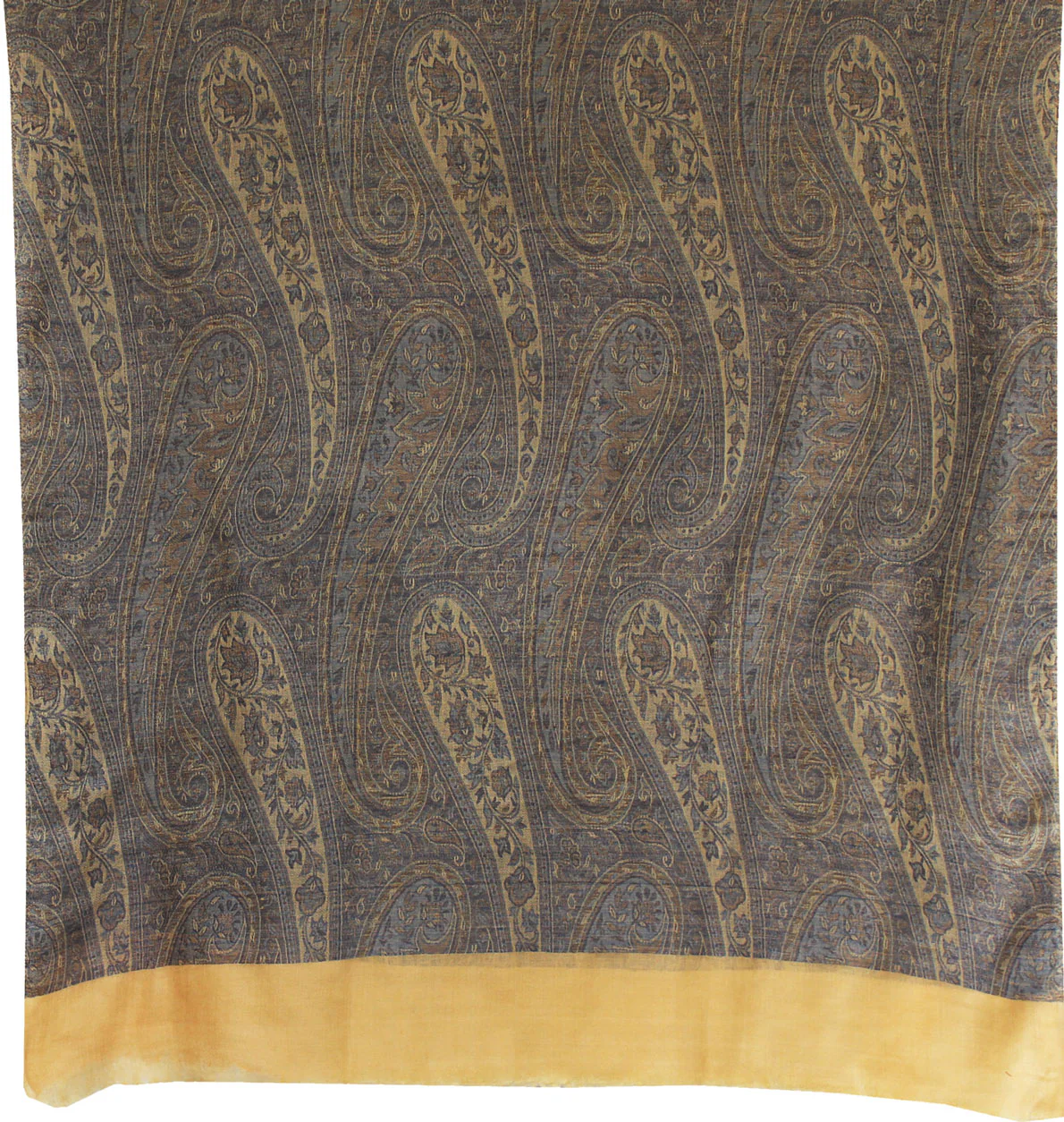 Women's Paisley Wool Shawl Wrap Gift India Clothing (82 x 42 inches) - Image 2