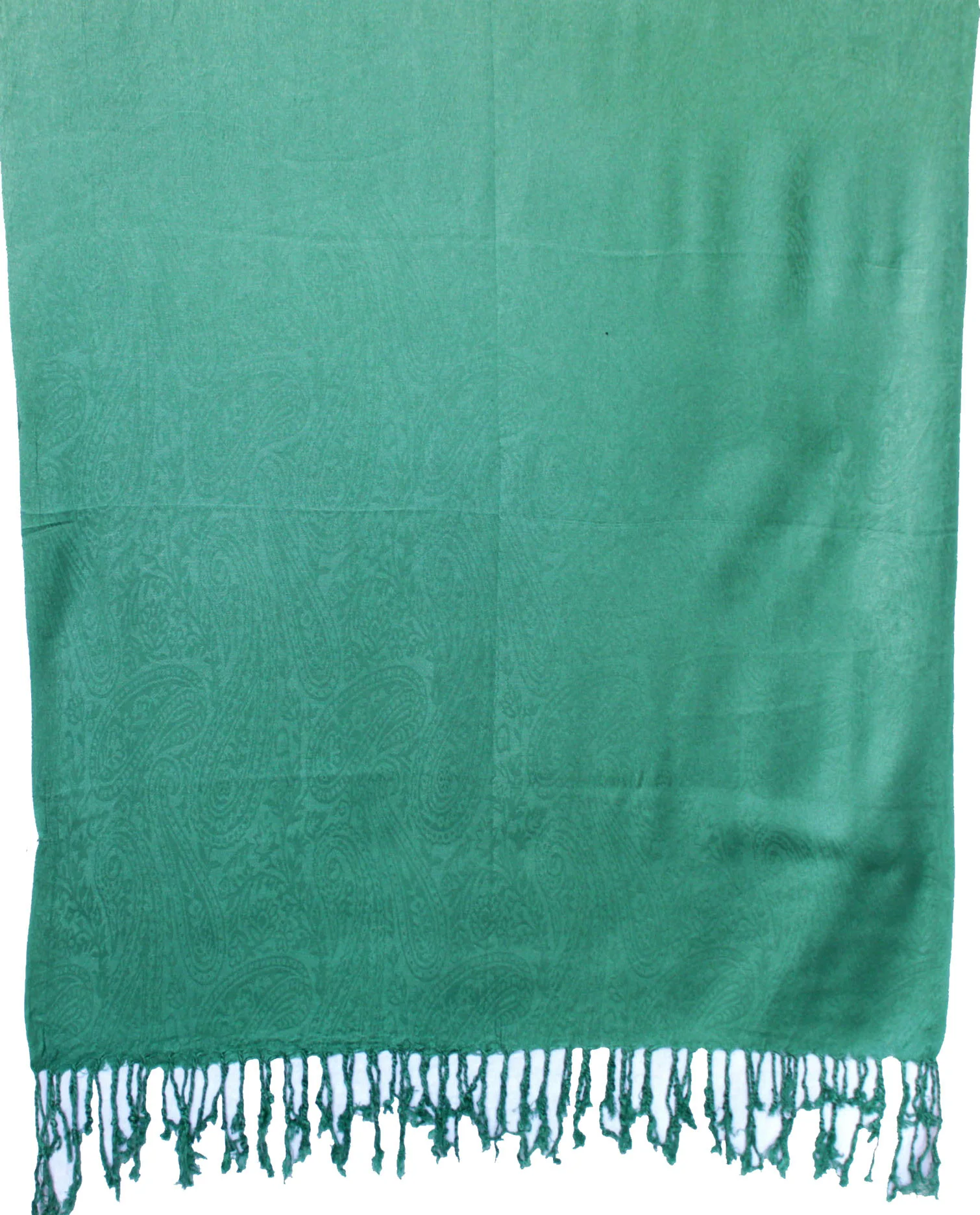 Womens Viscose Shawl Scarf Wrap India Clothing (Green, 68 x 29 inches) - Image 2
