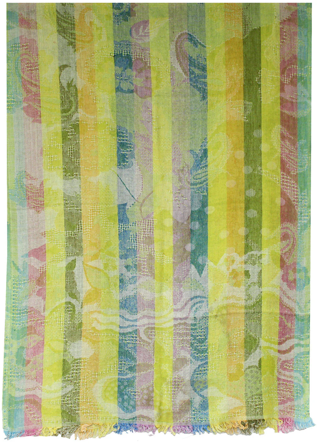 Womens Wool Shawl Scarf Gift India Clothes (76 x 26 inches) - Image 2